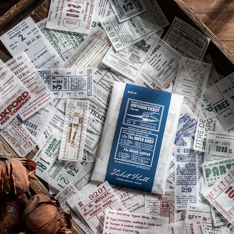 

20 упаковок, стикеры в винтажном стиле