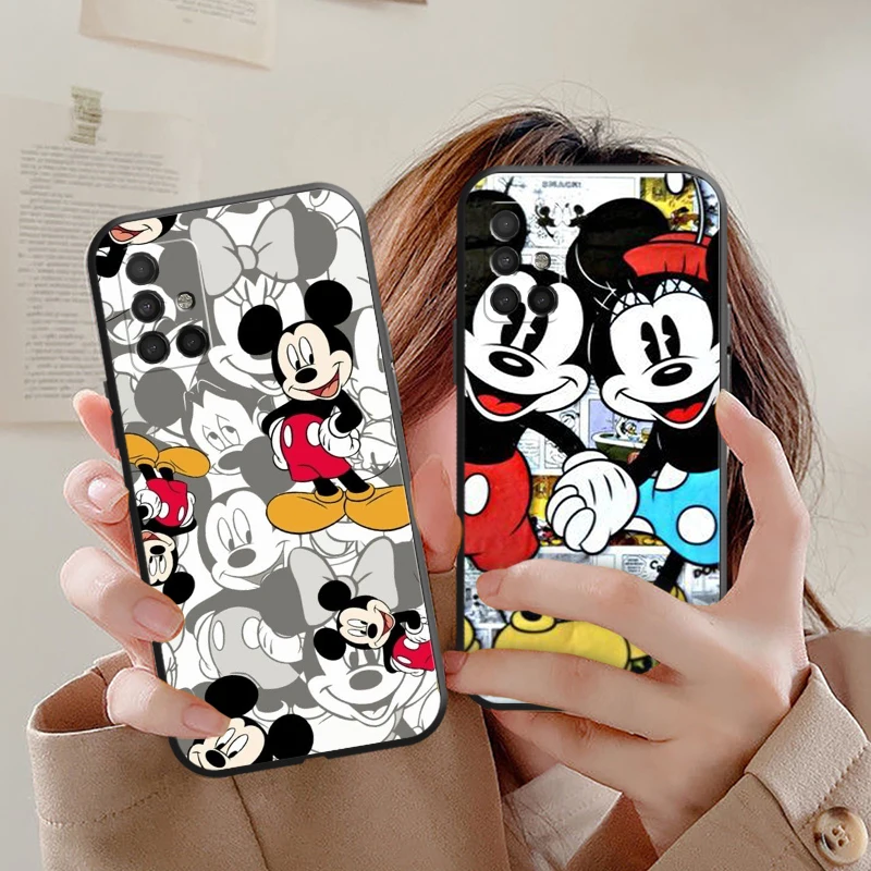 

Disney Mickey Phone Cases For Samsung S20 S21 FE Plus Ultra Carcasa Protective Soft Shell Luxury Ultra ShockProof Funda TPU