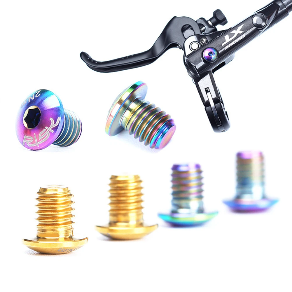 

2 Pcs Bike Bicycle Brake Lever Bleed Titanium Alloy Screw For-Shimano XT SLX Zee Deore M7000/8000/9000/9020 Bike Accessories