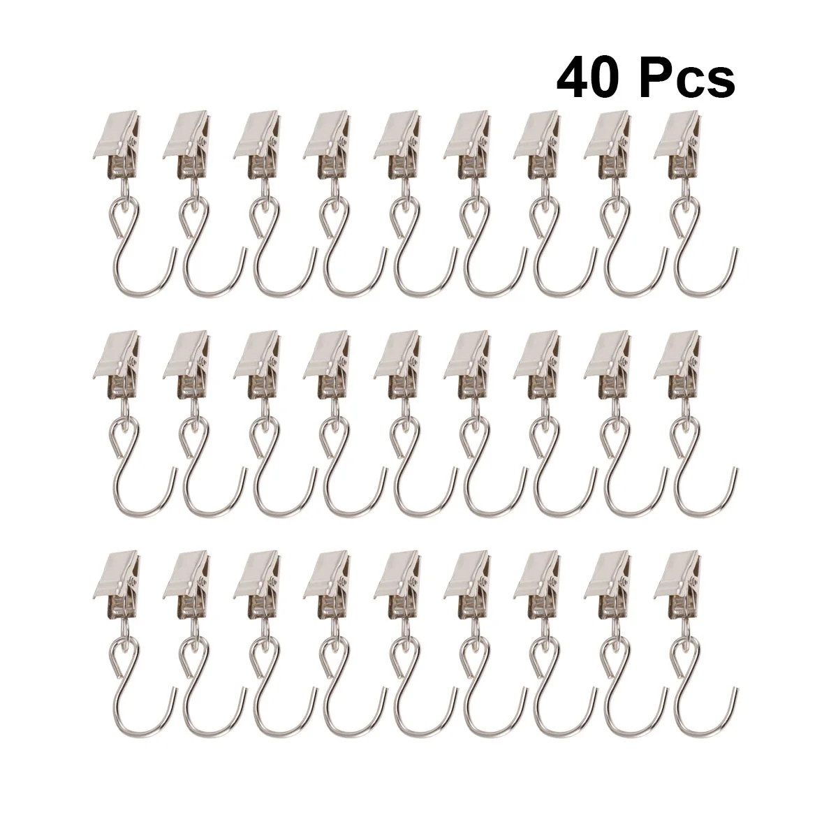 

Curtain Clips Metal Curtain Hook Clips Photo Clips Socks Hangers for Kitchen Bathroom