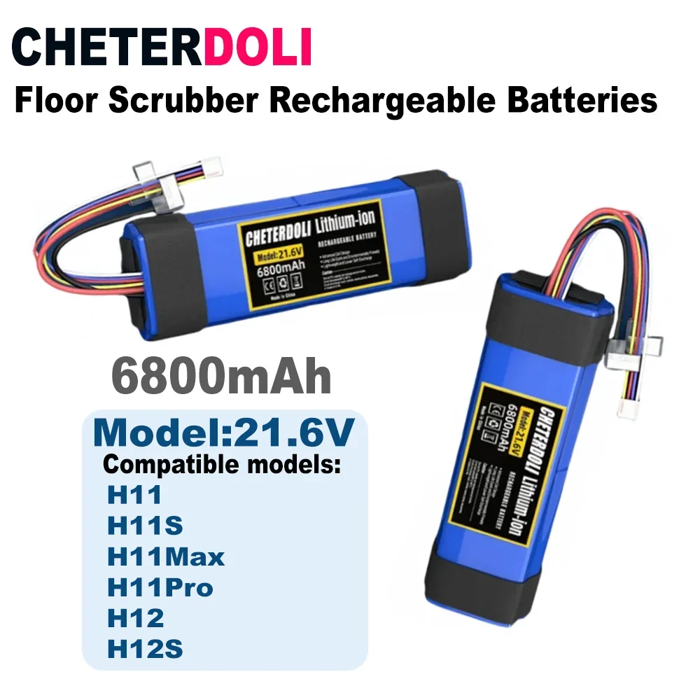 Фото CHETERDOLI 100% оригинальная литий-ионная аккумуляторная батарея емкостью 6800 мАч 21700 для пылесоса серии Dreame H11, M12, H12, M13 №2
