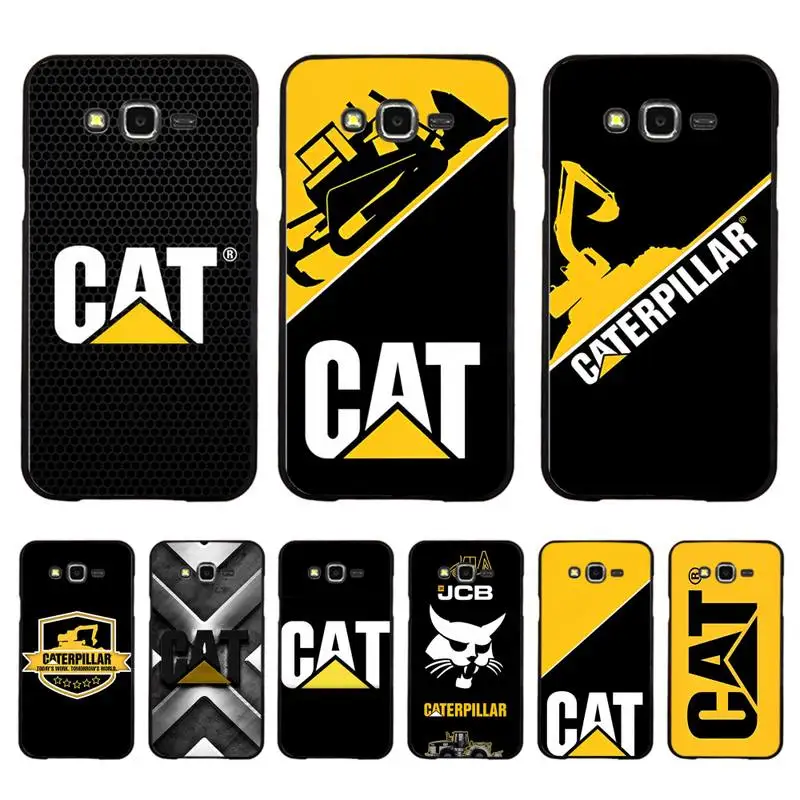 

RuiCaiCa Caterpillar Cat logo Phone Case For Samsung Galaxy J 4plus J6 J5 J72016 J7prime cover for J7Core J6plus Back Coque