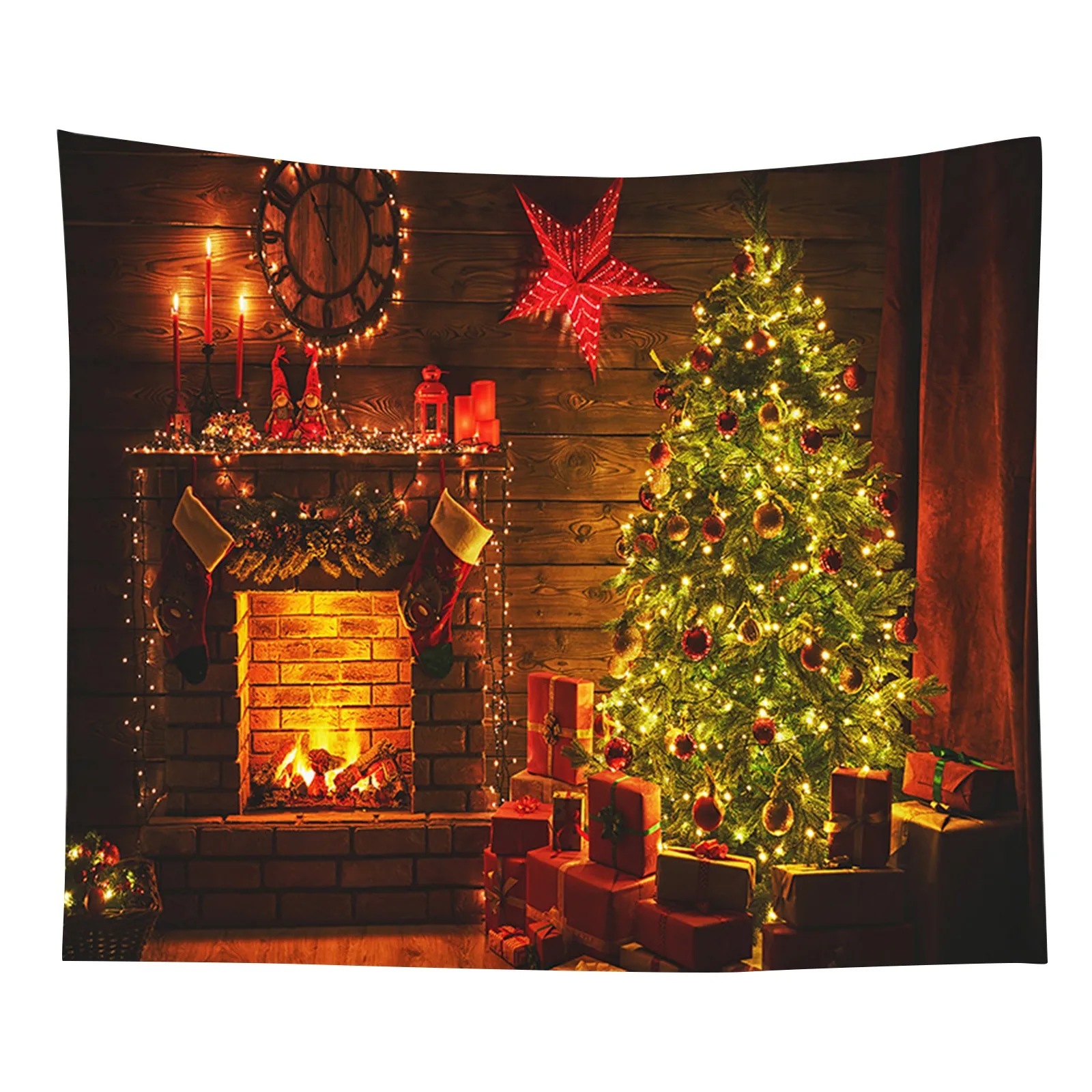 

Рождественский красочный гобелен, украшение для вечерние, Рождественский фон на стену, одеяло, Настенный декор, я взял ее в мой пентхаус, гоб...