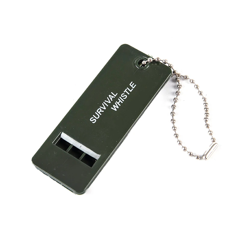 

Outdoor Multiple Audio Survival Whistle First Aid Kits Emergency Signal Rescue Tool Sport Referee Practical Team Gift