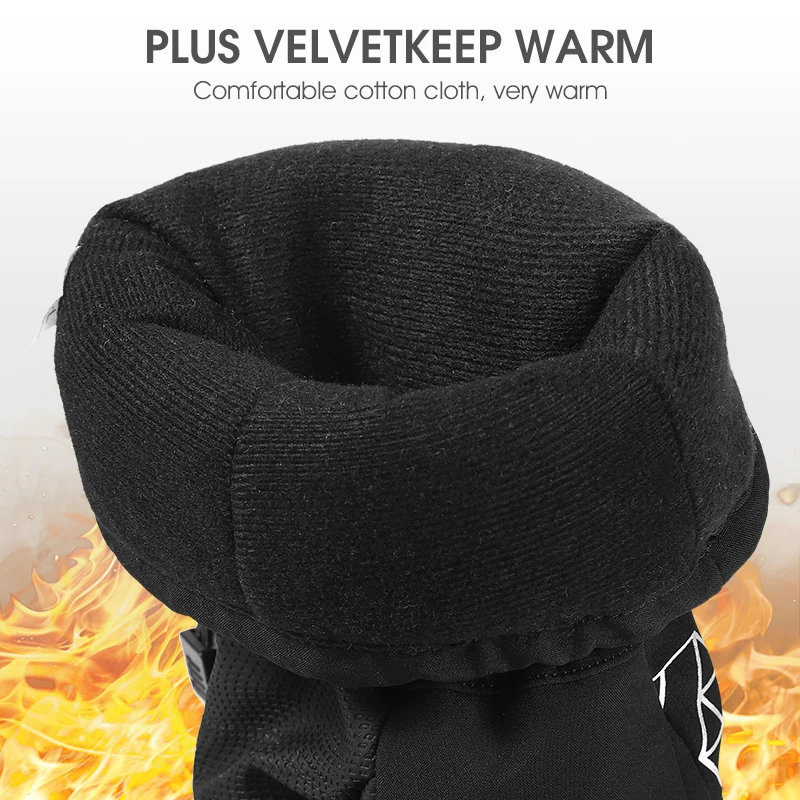 WEST BIKING спортивные перчатки с подогревом зимние термонепроницаемые сенсорным