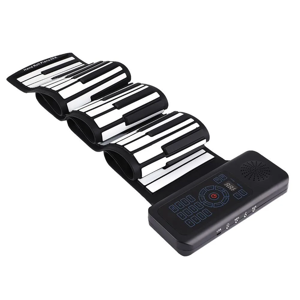 

Plastic Electronic Organ Keyboard Digital Music Folding Professional Piano Otamatone Flexible Sintetizador Musical Instrument