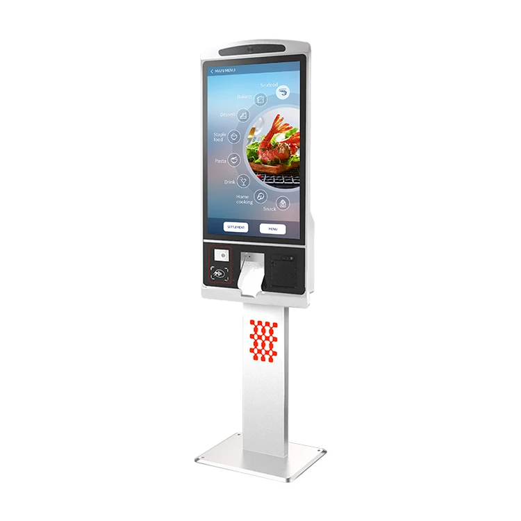 

32 Inch Retail Ticketing Ordering Android Payment Terminal Touchscreen Self Service Touch Screen Kiosk Machine