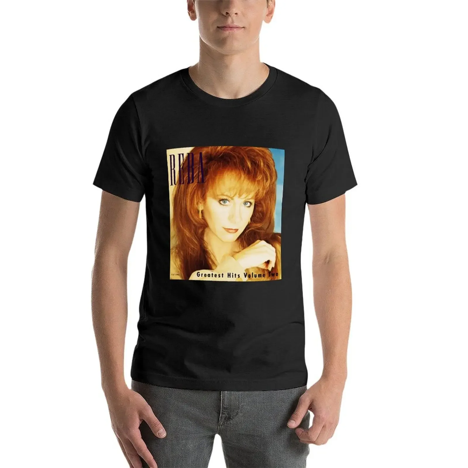 Футболка Greatest Hits Reba McEntire футболки с аниме роскошные мужские милые топы рисунком