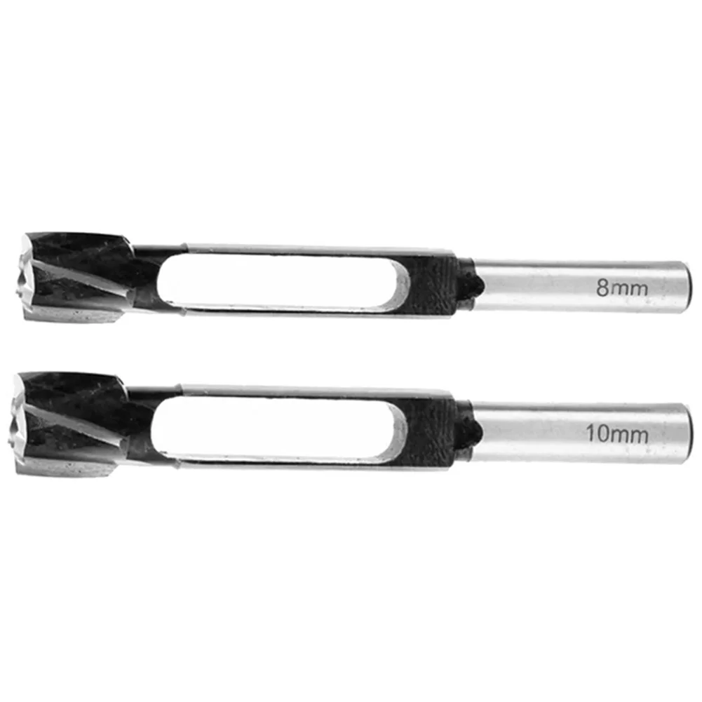 

High Speed Steel Dowel Plug Cutter Tenon Drill Bit Furniture Making Hand Tool Cutting Tools Dowel Plug Cutter(8mm+10mm))