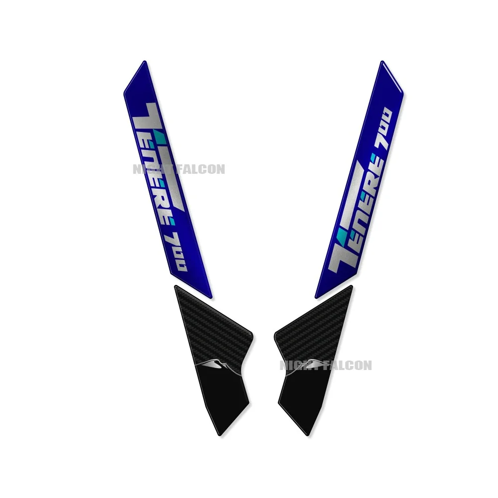 

Наклейка на переднее крыло мотоцикла, 3D наклейка из эпоксидной смолы для Tenere700 Tenere 700 2023 2024, аксессуары