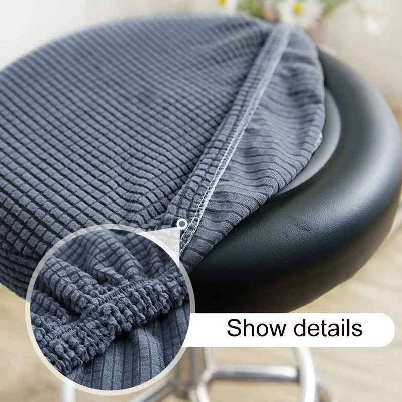 Чехол на стул круглая эластичная моющаяся Обложка для барного стула офиса