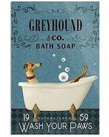 laquaud cute sign vintage funny greyhound bath soap company amazing laquaud metal sign home cafe wall decoration easter mother