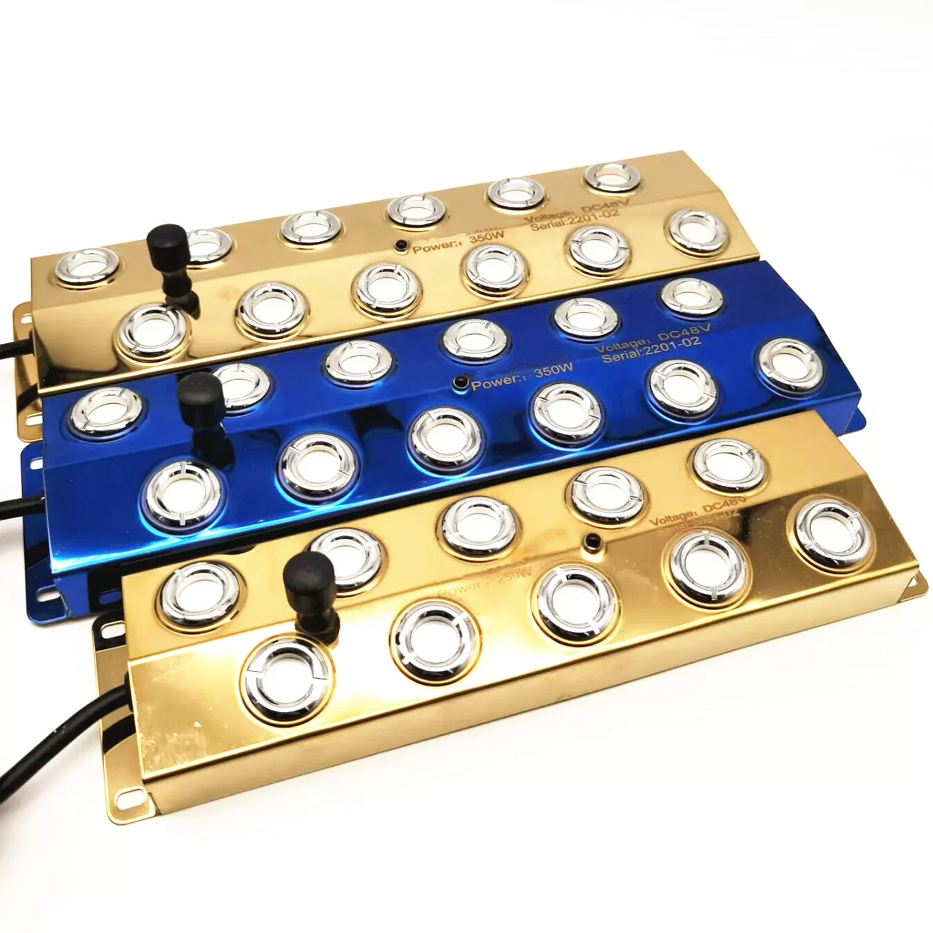 

DC 48V Ultrasonic Fogger Blue/Gold Color 10/12 Head Humidifier Mist Maker Stainless Steel For Greenhouse Hydroponics