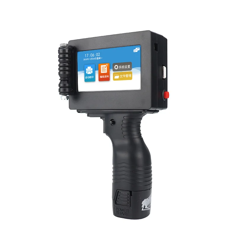 

Портативный принтер, портативный маленький струйный кодирующий аппарат D10, невидимое противофальшивое оборудование 12,7 мм, кодер для этикеток