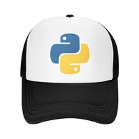 cool python baseball cap men women custom adjustable unisex programming code trucker hat summer hats snapback caps