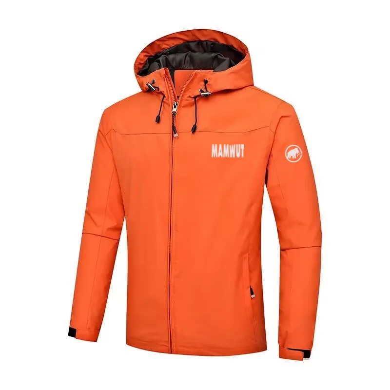 2023 New Outdoor Waterproof Charge Clothes Men's Thin Jacket Coat Windbreaker Four Seasons Mountaineering Clothing