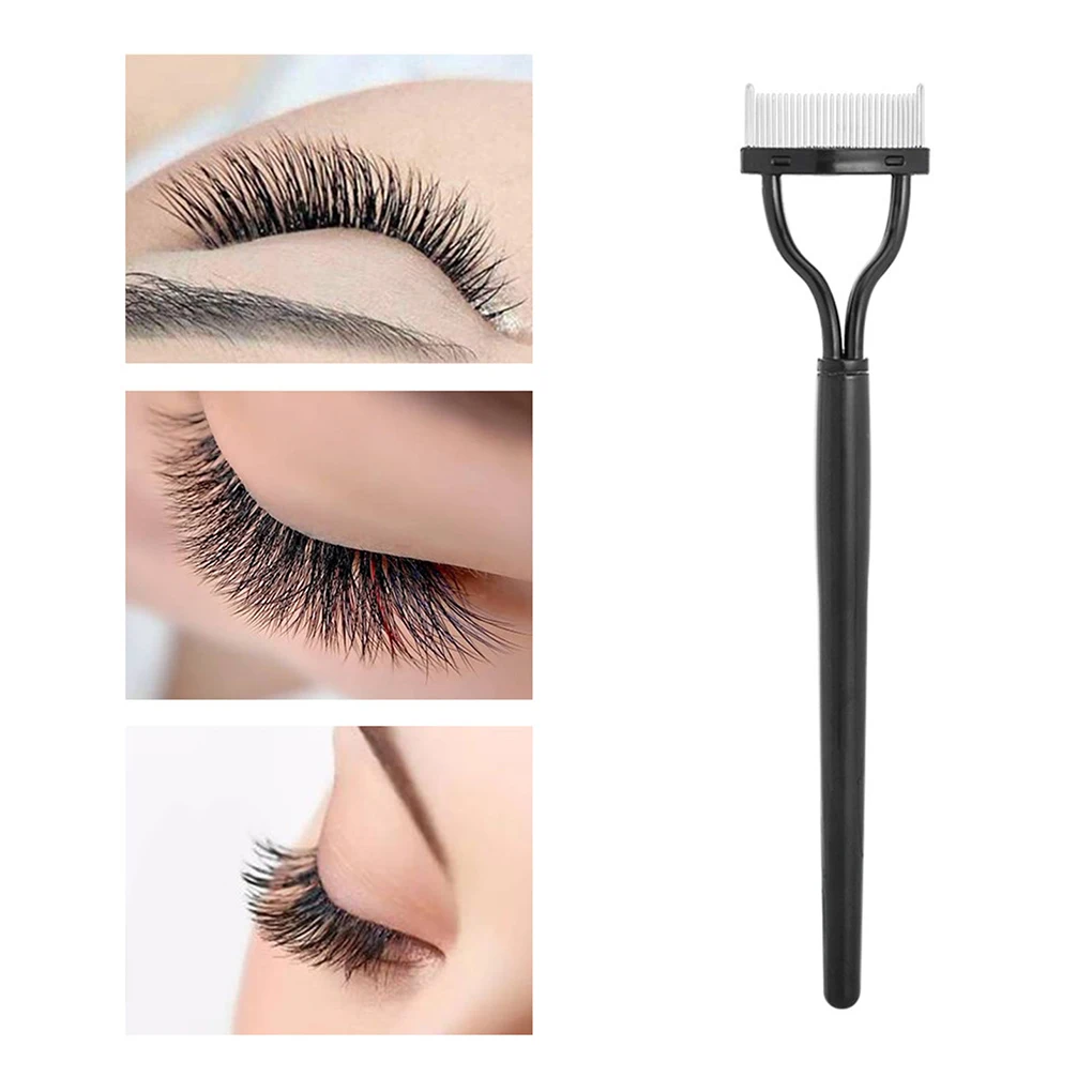 

Lash Comb Eyelash Curler Beauty Makeup Lash Separator Metal Eyelash Brush Comb Mascara Separator Beauty Makeup Cosmetic Tool