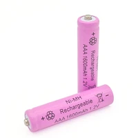 18pcs aaa 1600mah ni mh rechargeable battery 1 2v pink high quality pre charged batteries for camera toys 3a