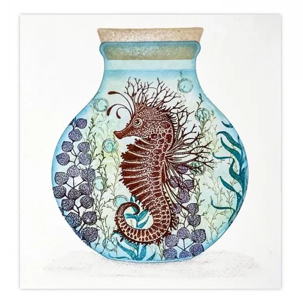 Морские экологические штампы и трафареты для бутылок фотография тиснение шаблон