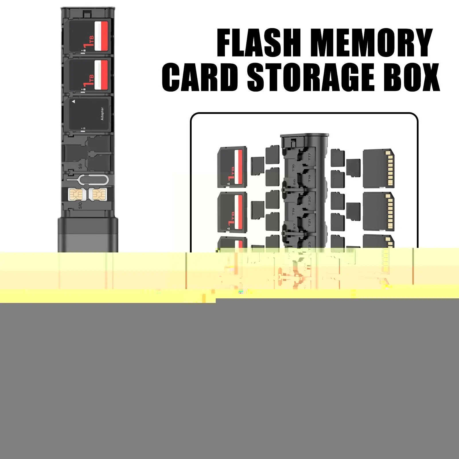 

Многофункциональный адаптер для 27 Micro Sd Sdxc Sdhc Tf карт и 6 Sd-карт/micro Sdhc/micro Sdxc Tf держатель для карт Storage U9o9