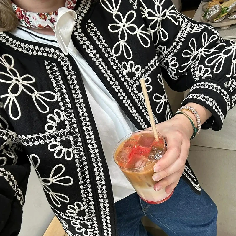 Повседневная куртка с принтом и шортами женский кардиган круглым вырезом