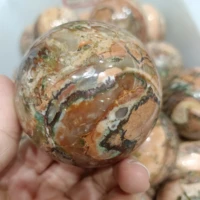 natural phoenix tail agate ball crystal energy ball