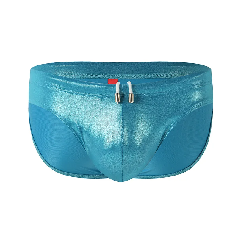 

Brand New Fashion Sexy Men's Thongs Leather Underwear Low-Waist Underpants Breathable Comfortable Soft Male Gay Homme Briefs