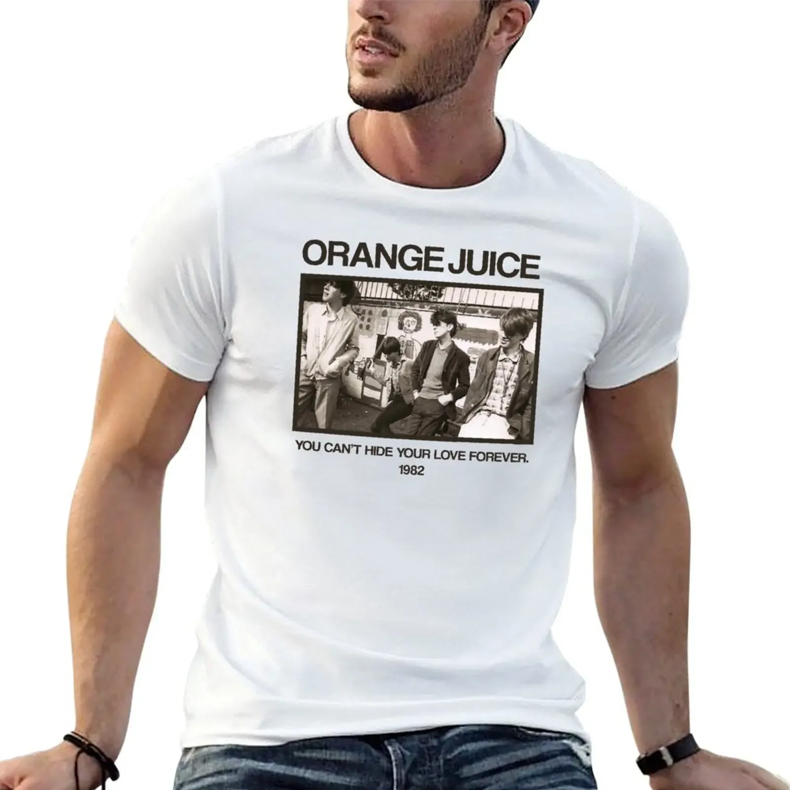 Футболка ORANGE JUICE мужская футболка с винтажным рисунком 100 шт. ℅ хлопок