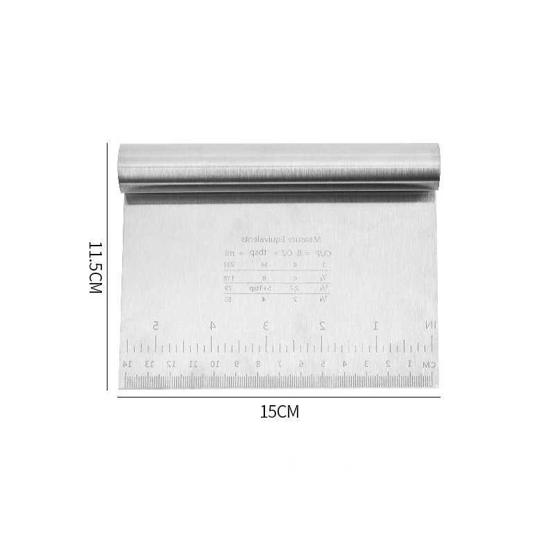 1 шт. нож-лапша из нержавеющей стали скребок для торта со шкалой выпечки
