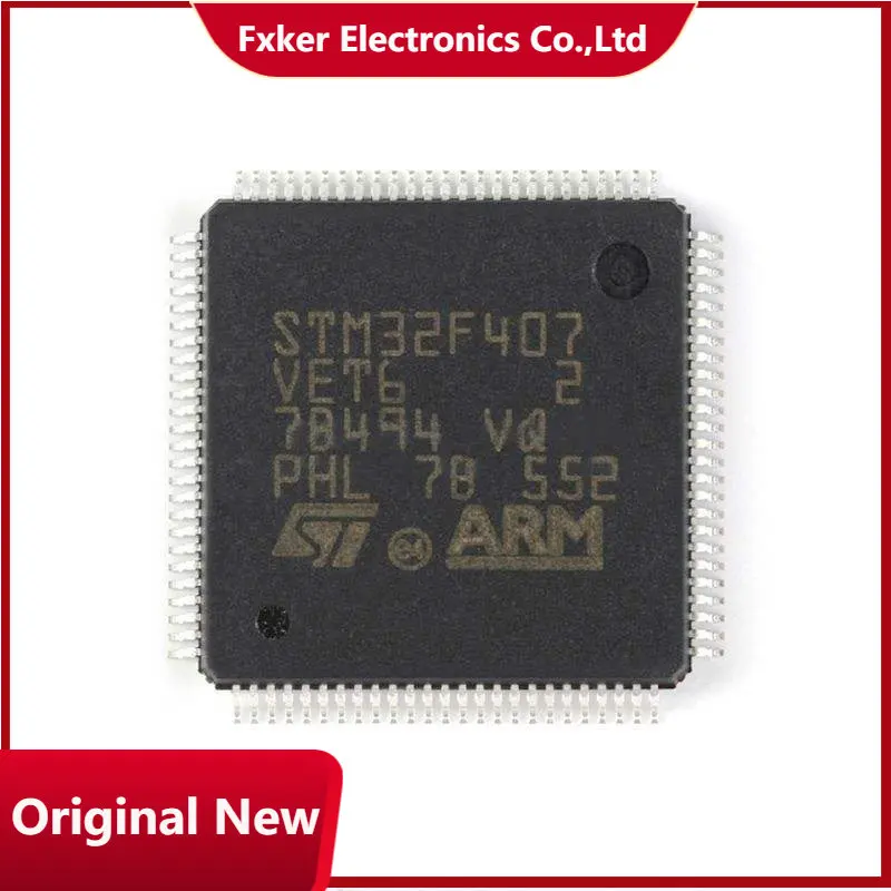 

Microcontroller integrated circuit IC MCU 32BIT 512KB FLASH 100LQFP STM32F4 STM32F407 STM32F407VET6
