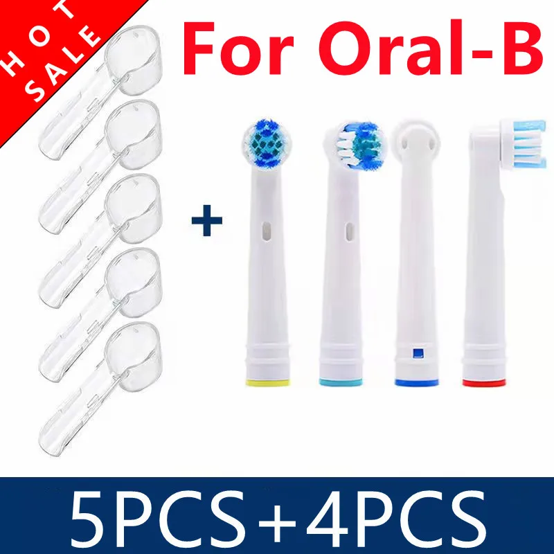 4pcs Replacement Brush Heads For Oral-B Electric Toothbrush Fit Advance Power/Pro Health/Triumph/Vitality Precision Clean