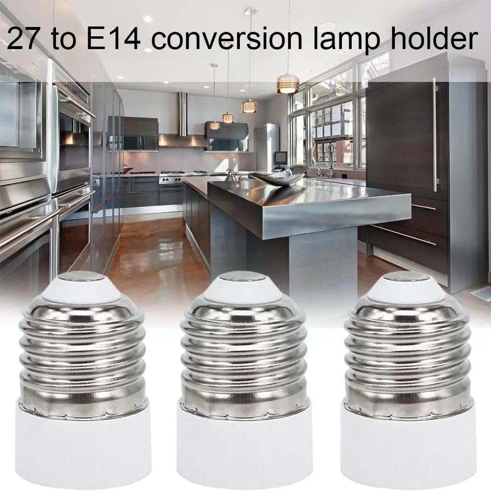

5pcs E14 To E27 Lamp Bulb Socket Base Holder Converter Intelligent Bulb Switch Lamp Base Bulb Socket Holder E27 Light Adapt A4r6