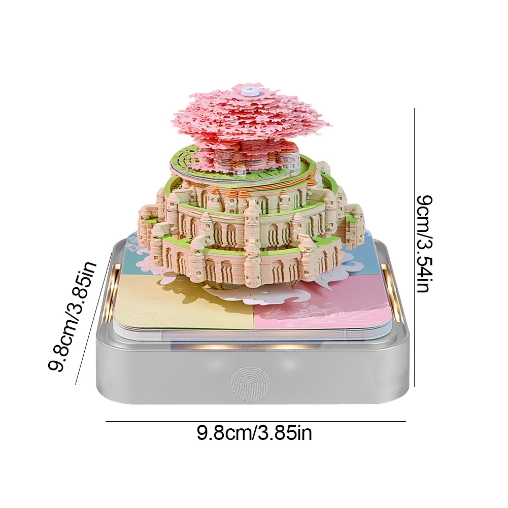 Настольный 3D-календарь 2025 календарь с фотографиями резьбой по бумаге
