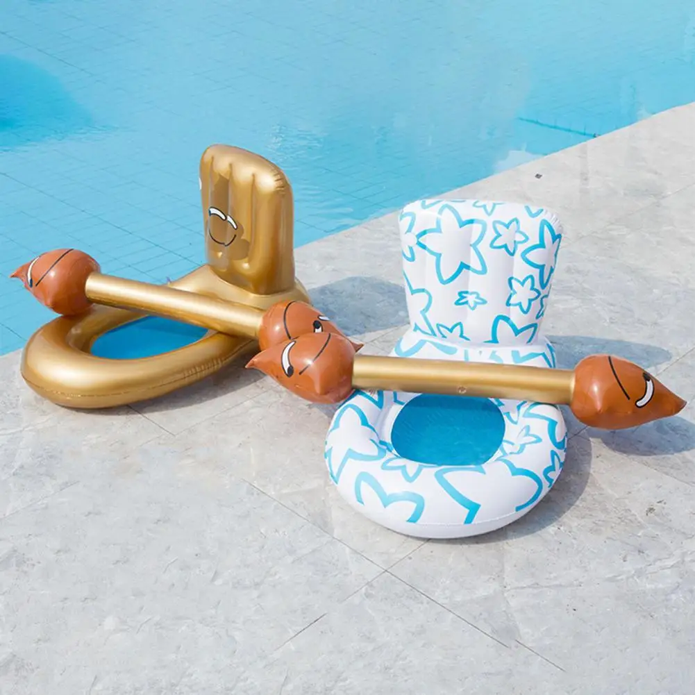 

Skin-friendly PVC Toilet Shaped Inflatable Lounger Chair Mat for Beach