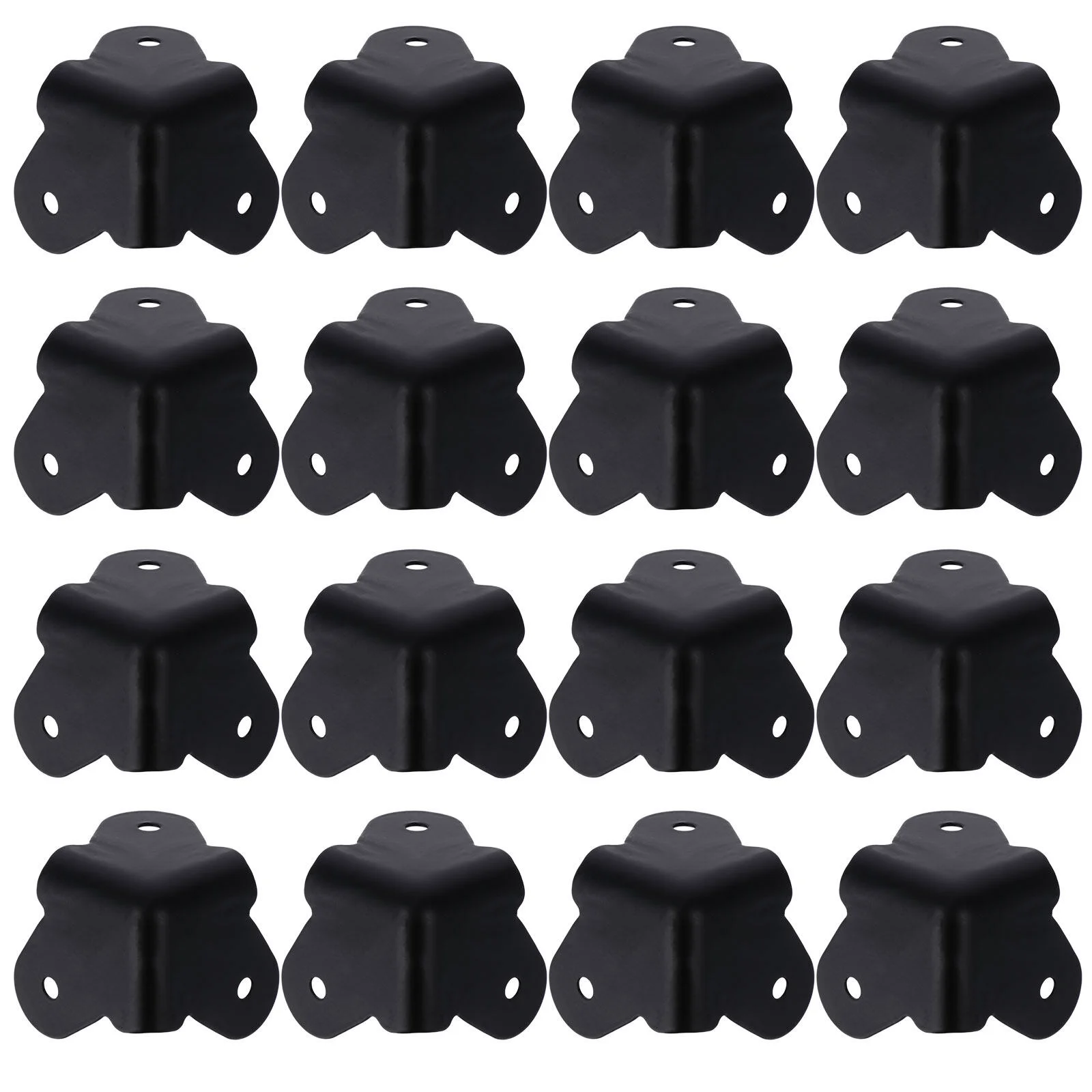 

16 Pcs Baby Furniture Baby Iron Clad Angle Speaker Case Guard Corner Safety Child