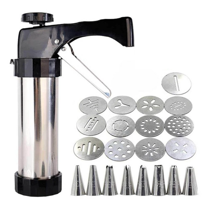 

Cookie Press Biscuit Cookie Press Maker Machine Dessert Decoration Tool