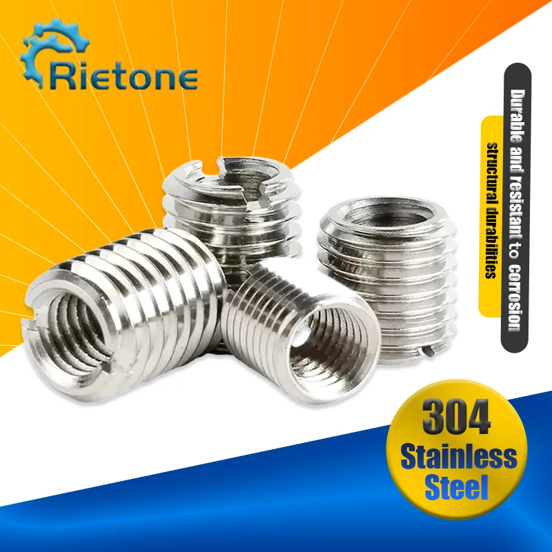 

Нержавеющая сталь 304, шлицевая внутри и снаружи, саморезной винт с резьбой M2-M12, вставка с проволочной резьбой, переходная гайка