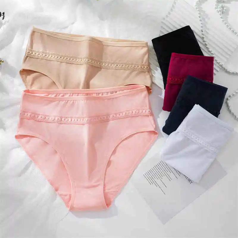 

Женские хлопковые брифы с завышенной талией, размеры 2XL-4XL