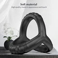 Penis Ring Reusable Silicone Semen Cock Ring Penis Enlargement Delayed Ejaculation Sex Toys For Men