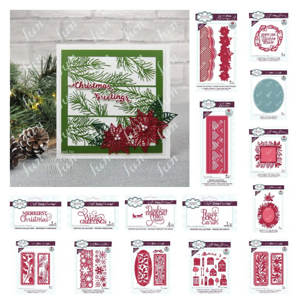 Новый рождественский снежинка Роза цветочный венок рамка металлические