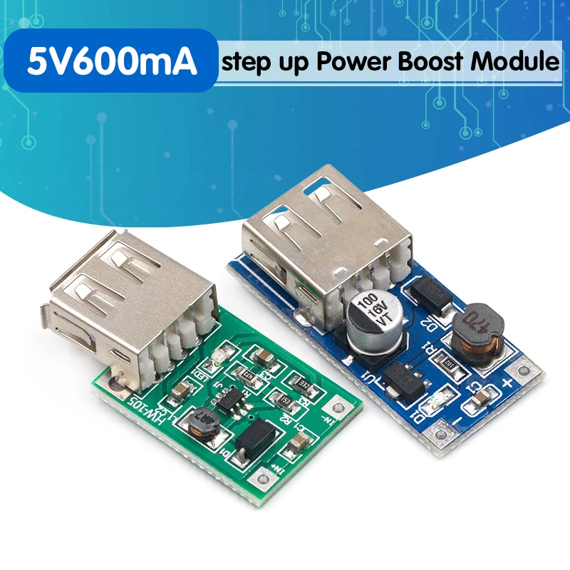 DC-DC USB Выход зарядное устройство шаг вверх Мощность Boost модуль 0 9 V ~ 5V 600MA