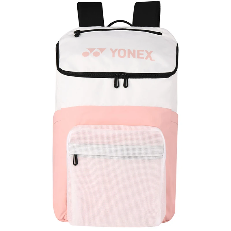 Original YONEX Women's Light Badminton Backpack With Independent Shoes Compartment Light Sport Racquet Bag Holds Up To 2 Rackets