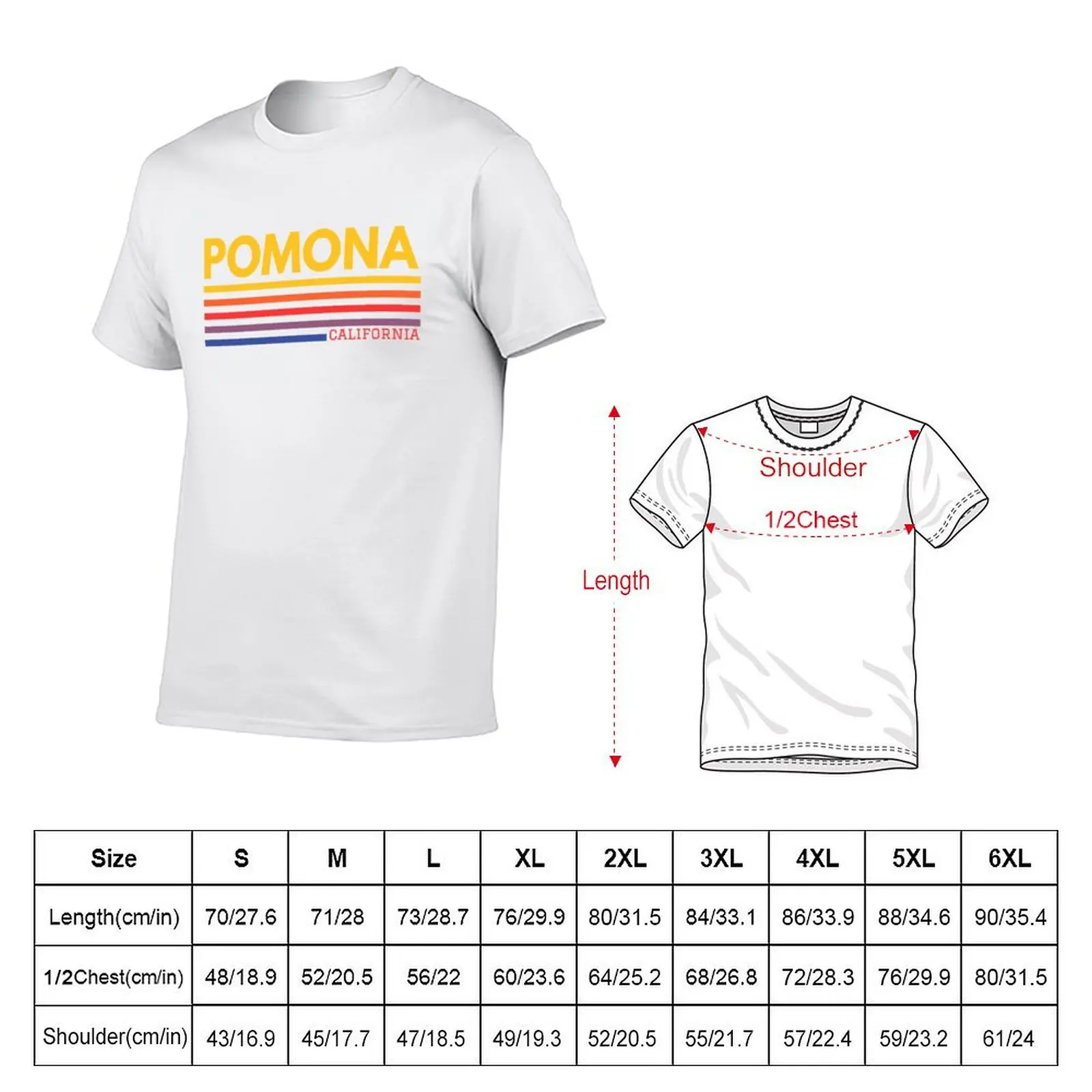 Фото Футболка Pomona California с модным принтом для мужчин №2