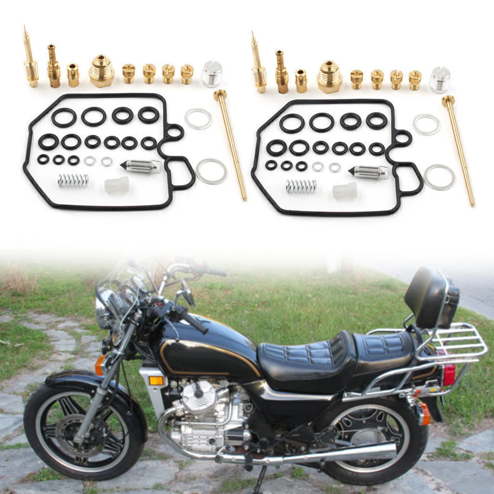 

Комплект Для Ремонта Карбюратора мотоцикла, 2 комплекта для Honda GL500 GL500I 1981-1982, поршень, плавающая прокладка, Комплект Для Ремонта Карбюратора