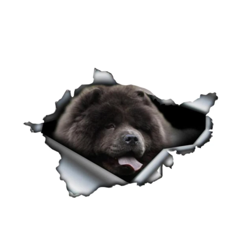 

Z216# Car Sticker Chow Chow Waterproof Vinyl Decal Car Accessories Pegatinas Para Coche DIY Car Styling