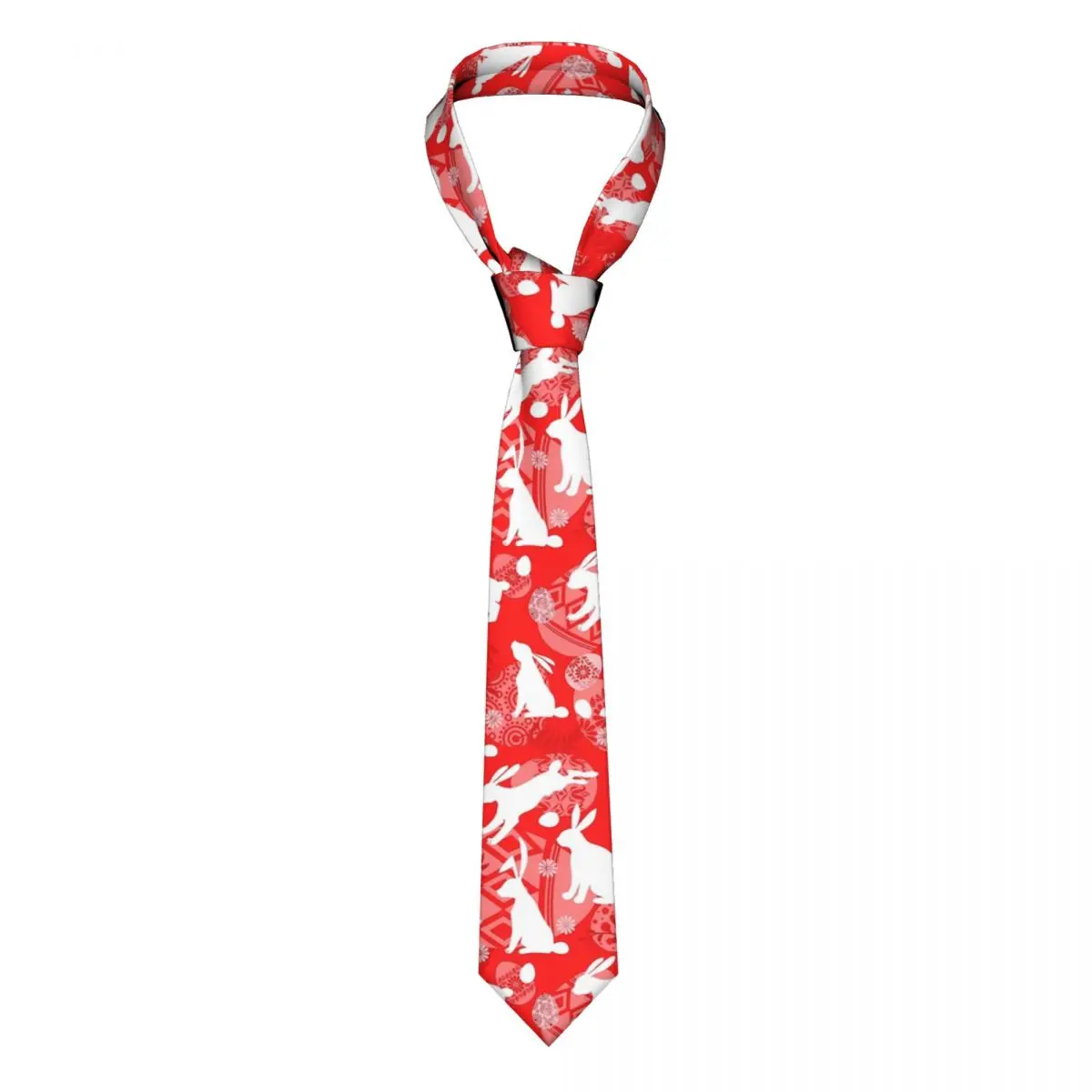 

Галстук на Пасхальный день силуэты кролика офисные галстуки на шею 8 см для мужчин аксессуары блузка дизайнерский галстук