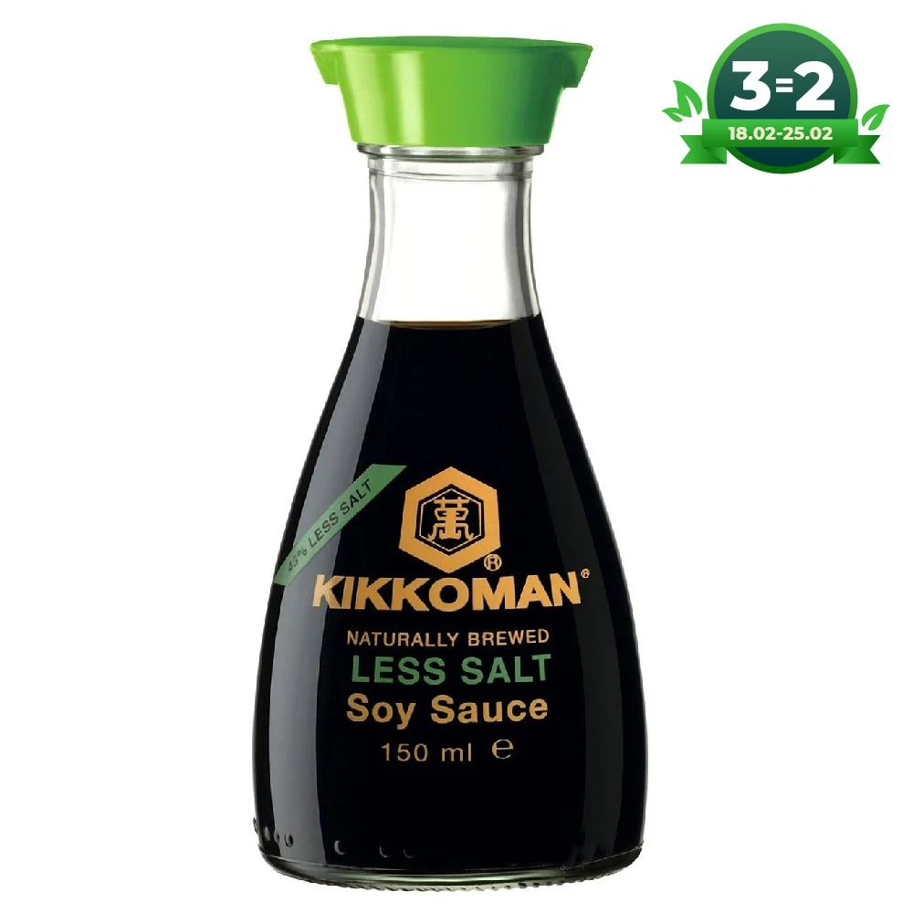 Kikkoman соус соевый легкий 150 мл | Продукты