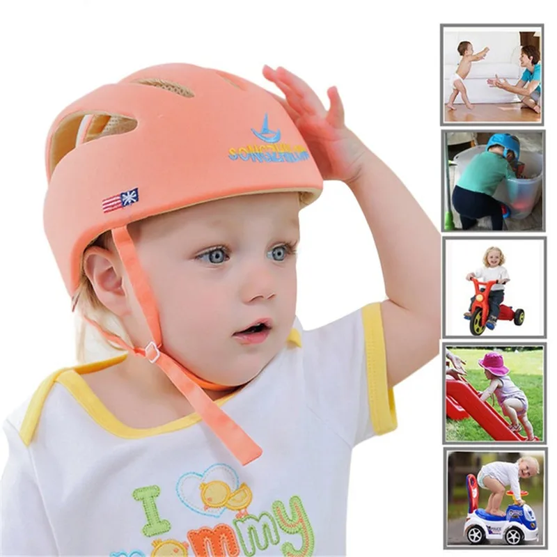 

Adjustable Baby Helmet for crawling walking 1 2 Years Anti fall Baby Helmet Safety For Newborn 6 12 Month Kid Protection Hat Cap