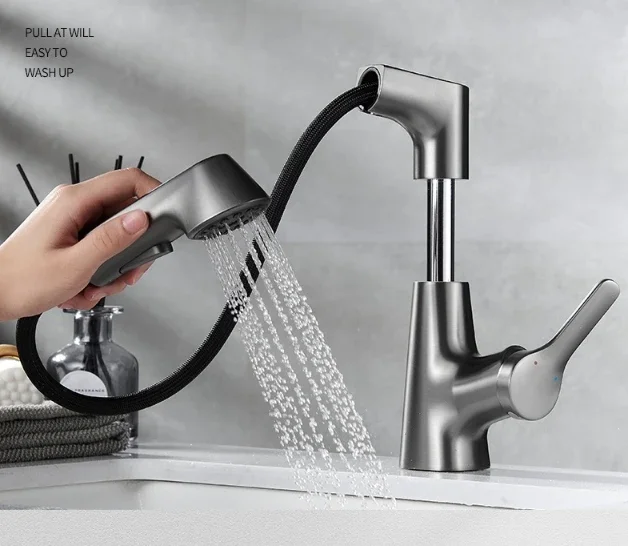 JOMOO настенный кухонный смеситель поворотный на 360 градусов для холодной и горячей