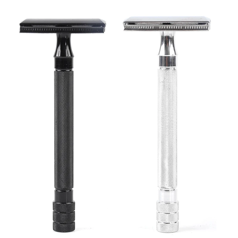 

Classic Mens Shaving Adjustable Safety Shaving Razor With Small Brush